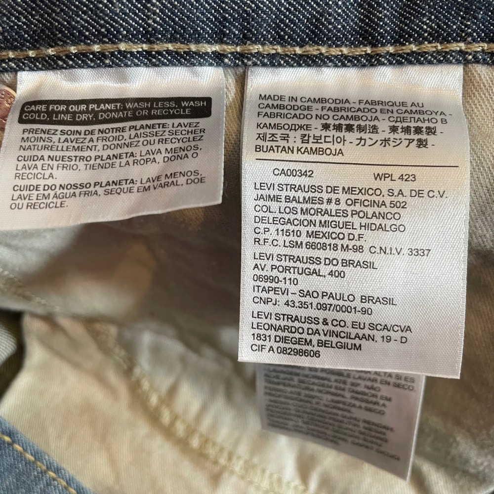 Levi's‎ 569 Loose Straight Jeans Gray Wash Denim Comfort Fit W38 L32 - Picture 4 of 10